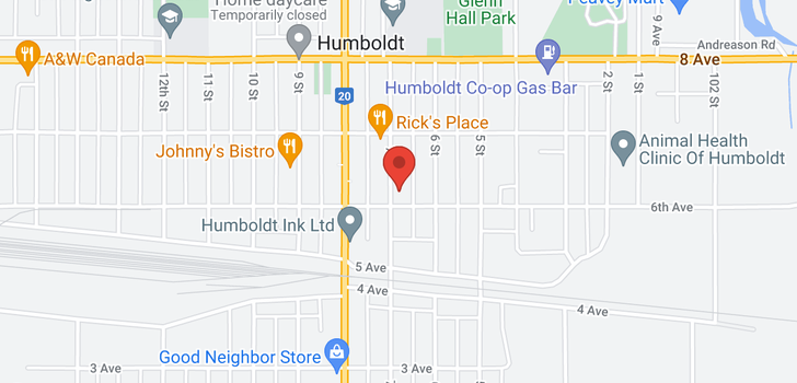 map of 306 602 7th ST